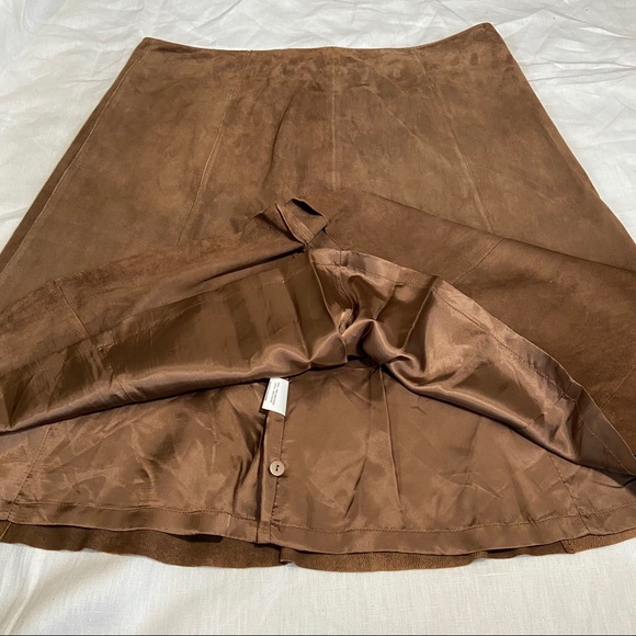 Eileen Fisher Italian Suede Skirt - Picture 7 of 13
